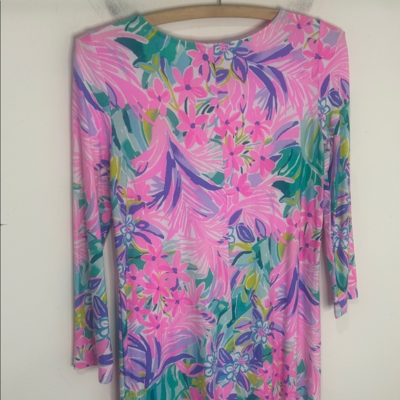 LILLY PULITZER Ophelia It Was All a Dream Jersey Knit 3/4 Sleeve Dress Size XS - Picture 11 of 15